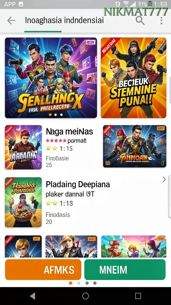 Cuplikan layar PIONTOGEL — aktivitas
